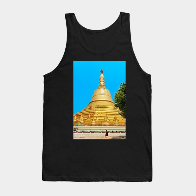 Shwemawdaw Paya3, Bago. Tank Top by bulljup